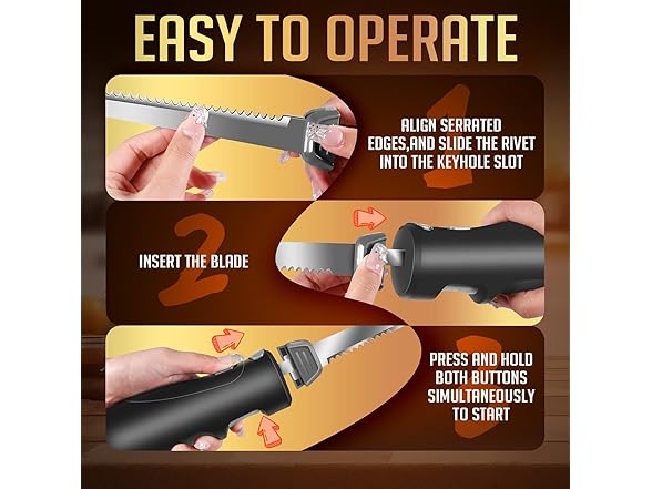 Electric Knife with Storage Case