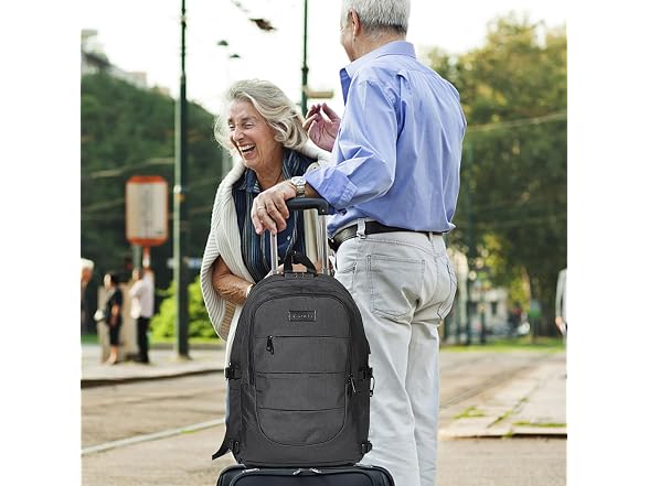 Tzowla Black 15.6" Laptop Backpack
