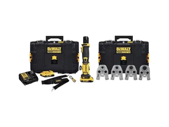 DEWALT DCE210D2K 20V MAX Compact Press Tool Kit