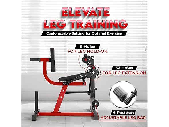 Yes4All Leg Extension and Curl Machine