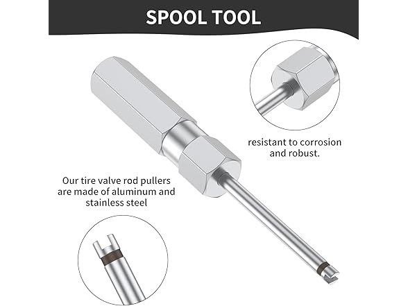 ZJMCAJY AAP-Auto-066 3Pcs Valve Removal Tool