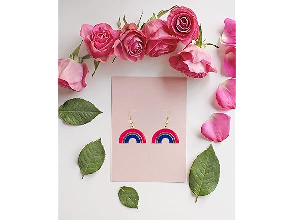 COLDDOX Bisexual Pride Rainbow Earrings