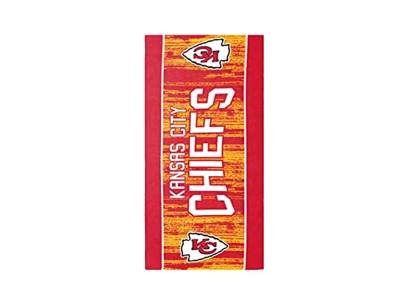 KANSAS CITY CHIEFS NFL Logo Beach Towel