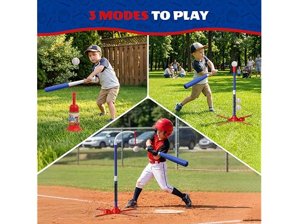Latioi W1467 3-in-1 T Ball Set for Kids