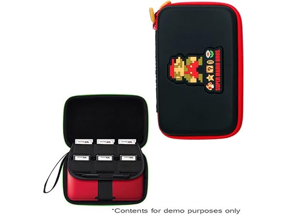HORI XL Retro Mario Hard Pouch for Nintendo 3DS