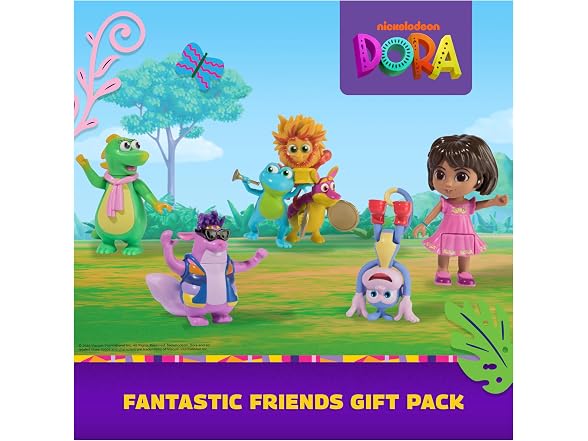 Dora Fantastic Friends Gift Pack, 5 Collectible Toy Action Figures