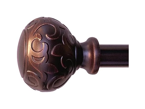 Decopolitan Sorrento Curtain Rod 48-86in