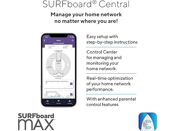 Arris Surfboard mAX Tri-Band Mesh System