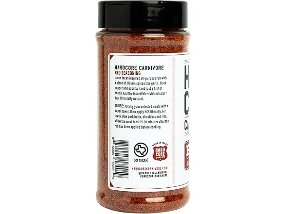 Hardcore Carnivore Red: All Purpose Seasoning