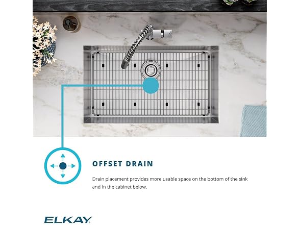 Elkay Crosstown 16 G SS Equal Double Bowl Sink Kit w Faucet