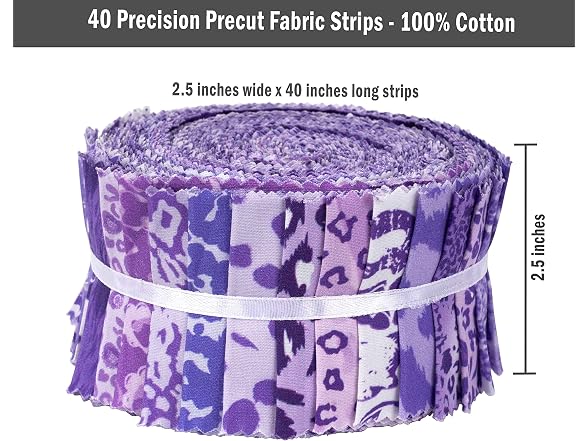 Soimoi 40Pcs Floral Artistic Print Cotton