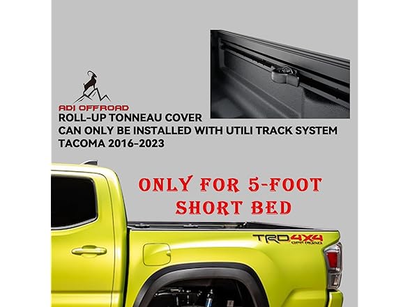 ADI OFF ROAD Soft Roll Up Tonneau Cover
