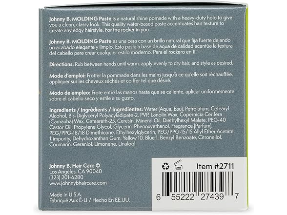 (2 Pack) Johnny B Molding Paste Pliable Clay, 3 oz