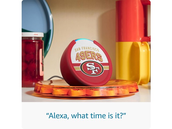 (NEW) Amazon Echo Pop | San Francisco 49ers