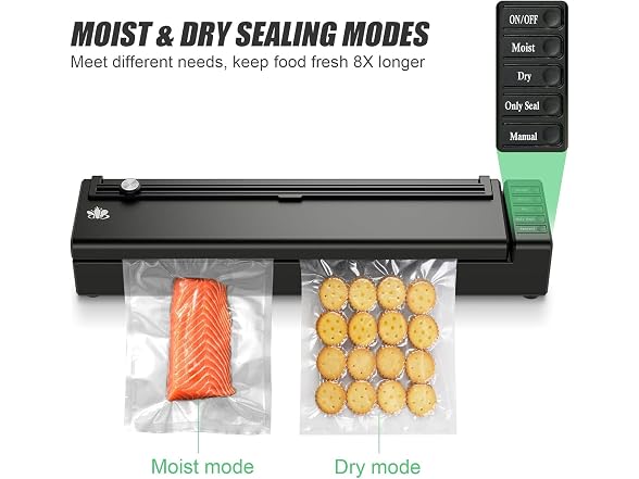 Etunsia Vacuum Sealer Machine Black