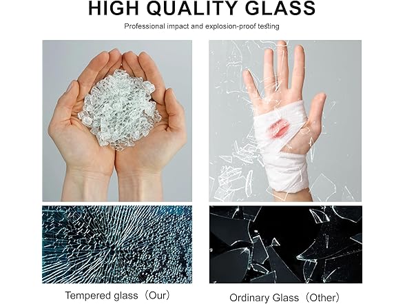 BOOLUU Tempered Glass Home Gym Mirror