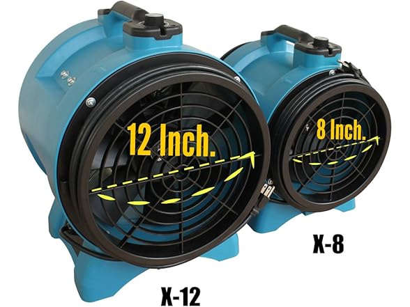 XPOWER X-8 8" Ventilation Fan