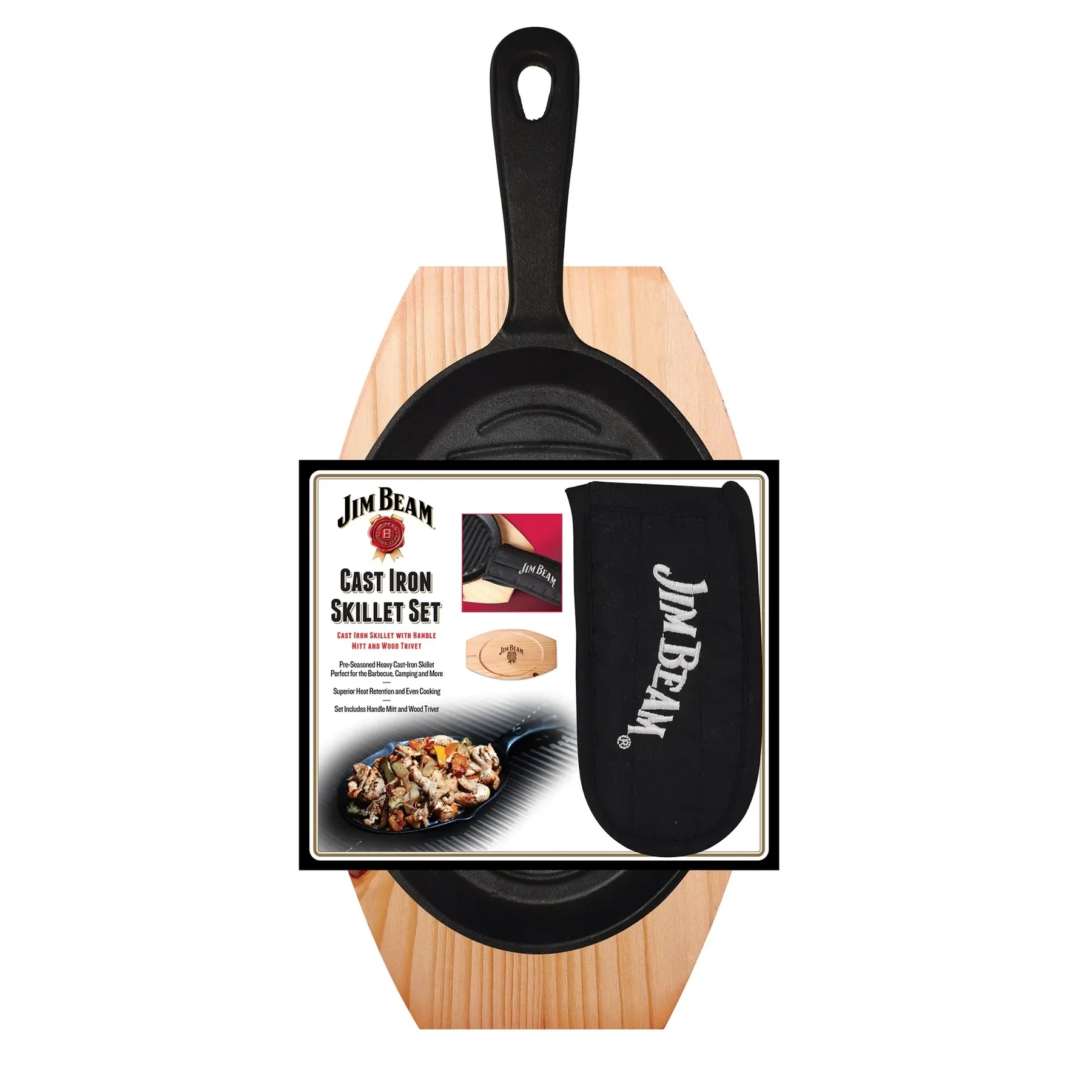 Jim Beam Cast Iron Skillet Set - Gallery 6