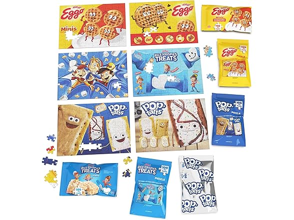 Spin Master Games, Snack Puzzles 6-Pack