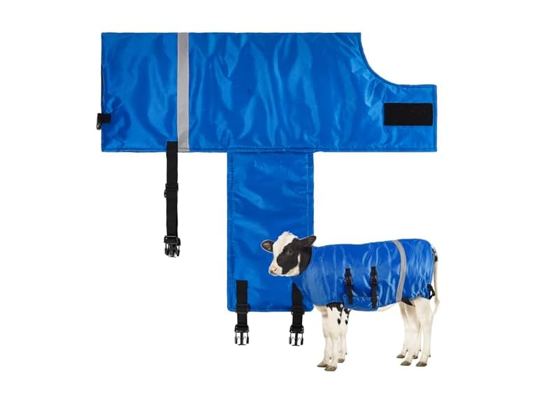 Dunzy 2 Pcs Calf Blanket Calf Coat Jacket Foa