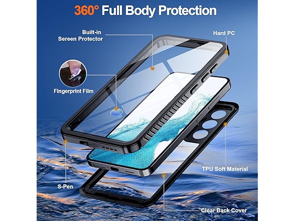 Hualele for Samsung Galaxy S23 Plus Case