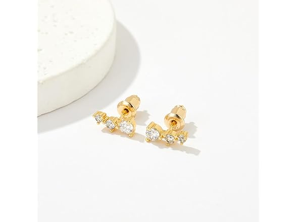 DIDISEE Gold 14k Small Hoop Earring Set