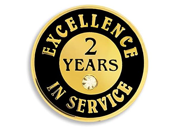 PinMart Silver Service Pin