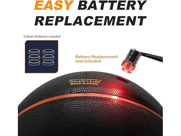 OMOTIYA Glow in The Dark Basketball