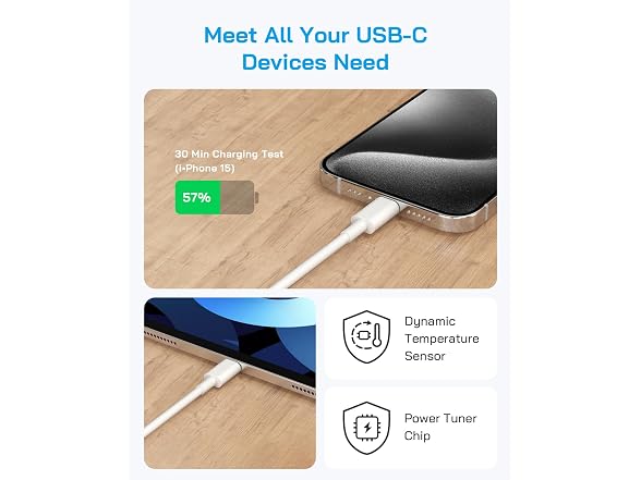 AISNI iPhone 17/16/15 Charger Fast Charging - 3 Pack