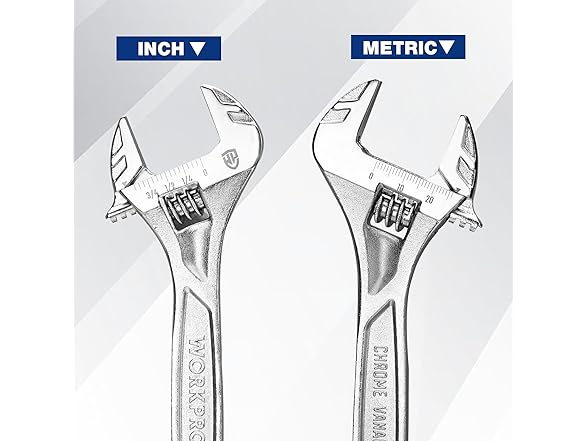 WORKPRO 2pc Black Wrench Set