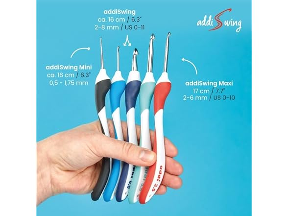 addi Swing Crochet Hooks 5.50mm