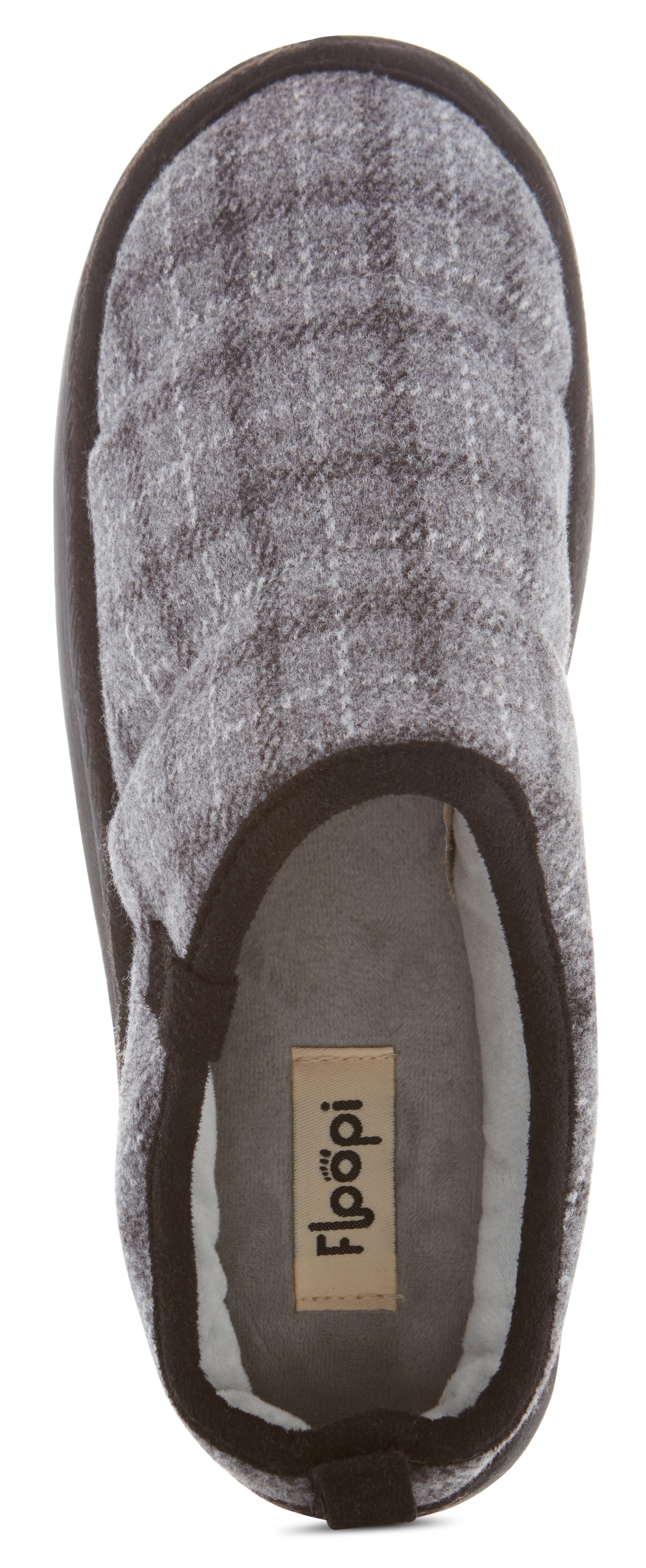 Floopi Womens Detailed Plaid Clog Slipper - Gallery 12