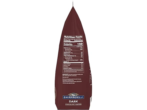 Ghirardelli Dark Chocolate Wafers 5lb