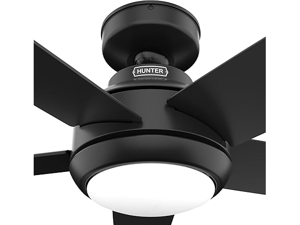 Hunter Fan 52 Inch Matte Black Finish Indoor Ceiling Fan - Gallery 8