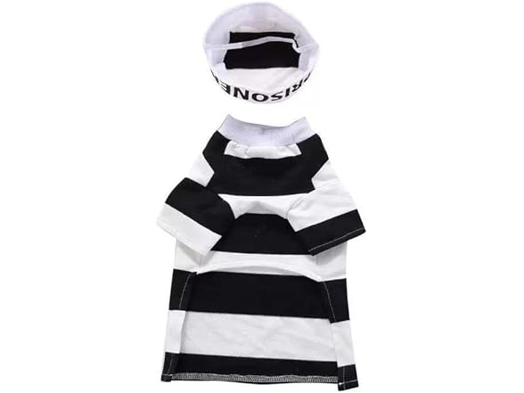 Pet Life ® 'Retro Inmate' Dog Costume