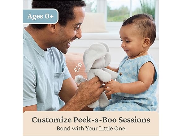 GUND Baby Peek-a-Boo Flappy Elephant Plush