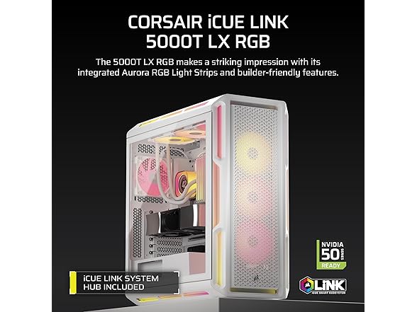 CORSAIR iCUE Link 5000T Mid-Tower ATX Case