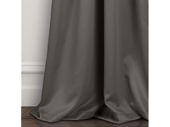 Lush Decor Insulated Grommet Blackout Curtain Panels, Pair