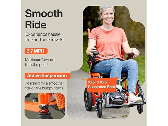 SuperHandy GoRide Electric Wheelchair