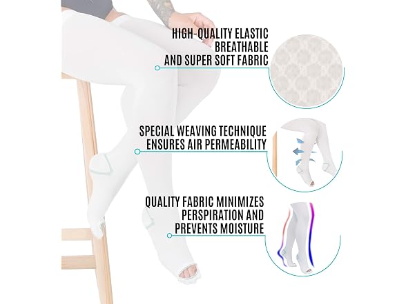 Invera Unisex (XXL) Anti Embolism Stockings