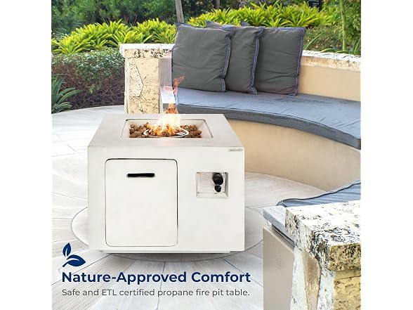 Outdoor Propane Fire Pit Table - CSA/ETL Certified - Gallery 5