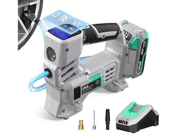 Litheli Tire Inflator Air Compressor