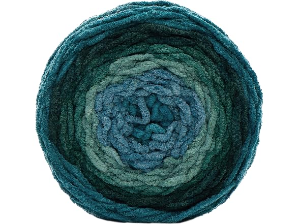 Bernat Blanket Yarn, Ocean Teal Ombre