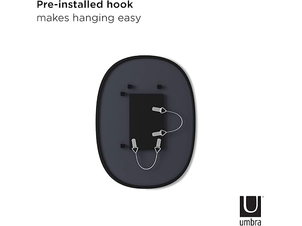 Umbra Hub Oval Mirror