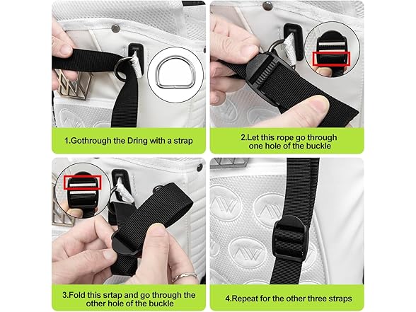 BAIRBRE Golf Bag Straps, Adjustable