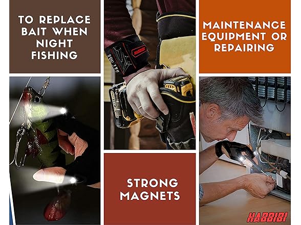 GUSATOLAS LED Flashlight Gloves for Men