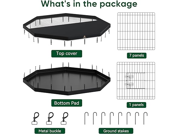 24’’H Dog Play Pen