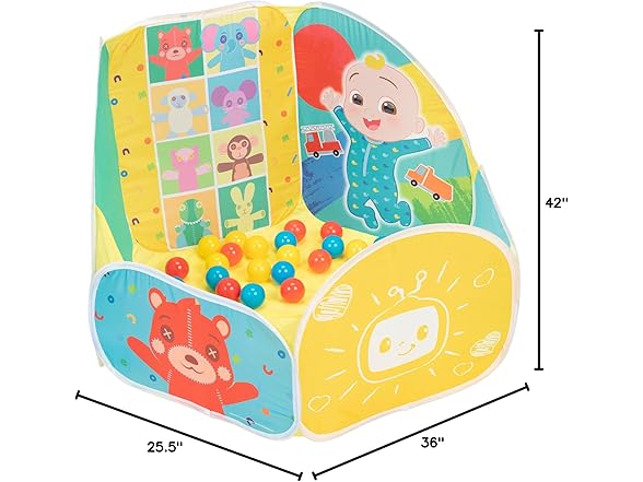 CoComelon Ball Pit w/15 Soft Flex Balls