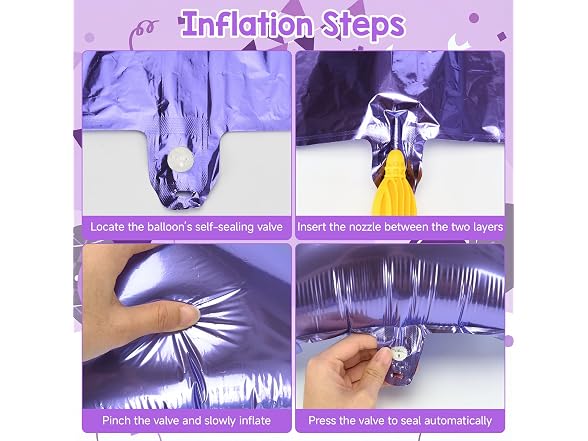 Bafei 10th Birthday Decor Kit Purple/Pink
