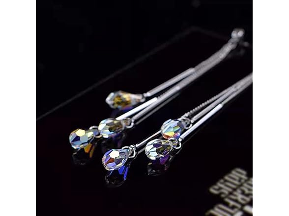 Daily New Long Shape Fringed Crystal